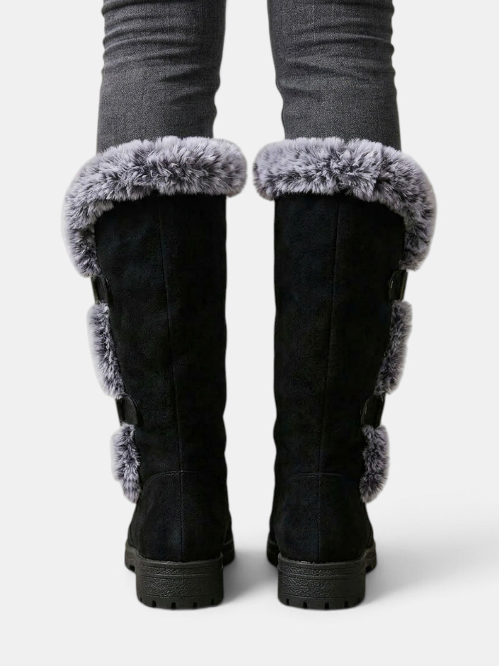 Botas Altas Mujer Invierno con Pelo