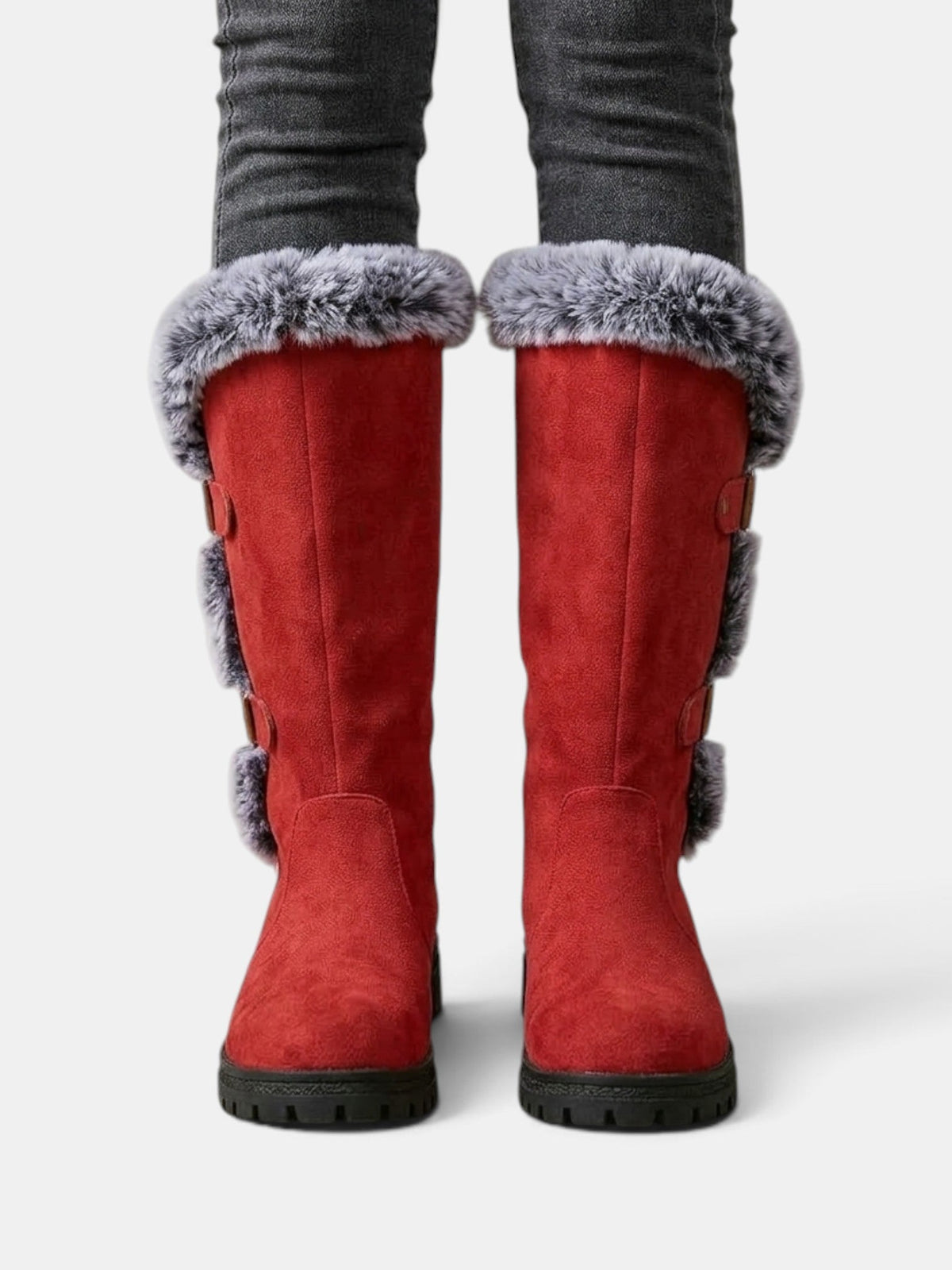 Botas Altas Mujer Invierno con Pelo