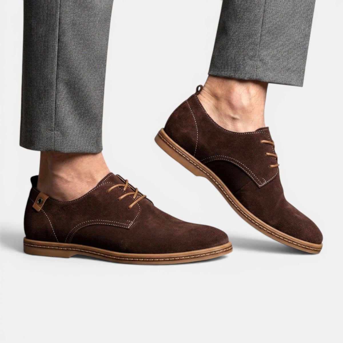 Zapatos Derby Ante Hombre