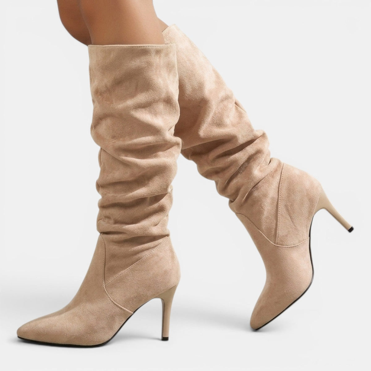 Botas Altas Ante Mujer
