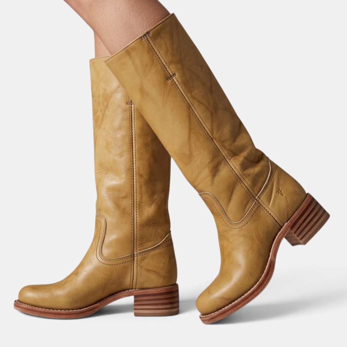 Botas Mujer Media Caña Tacón Ancho