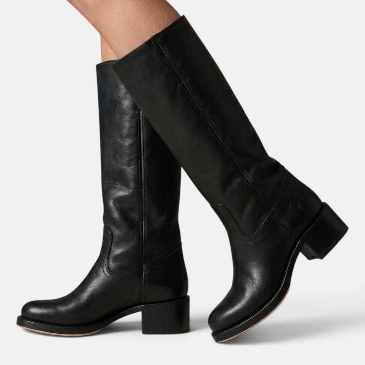 Botas Mujer Media Caña Tacón Ancho