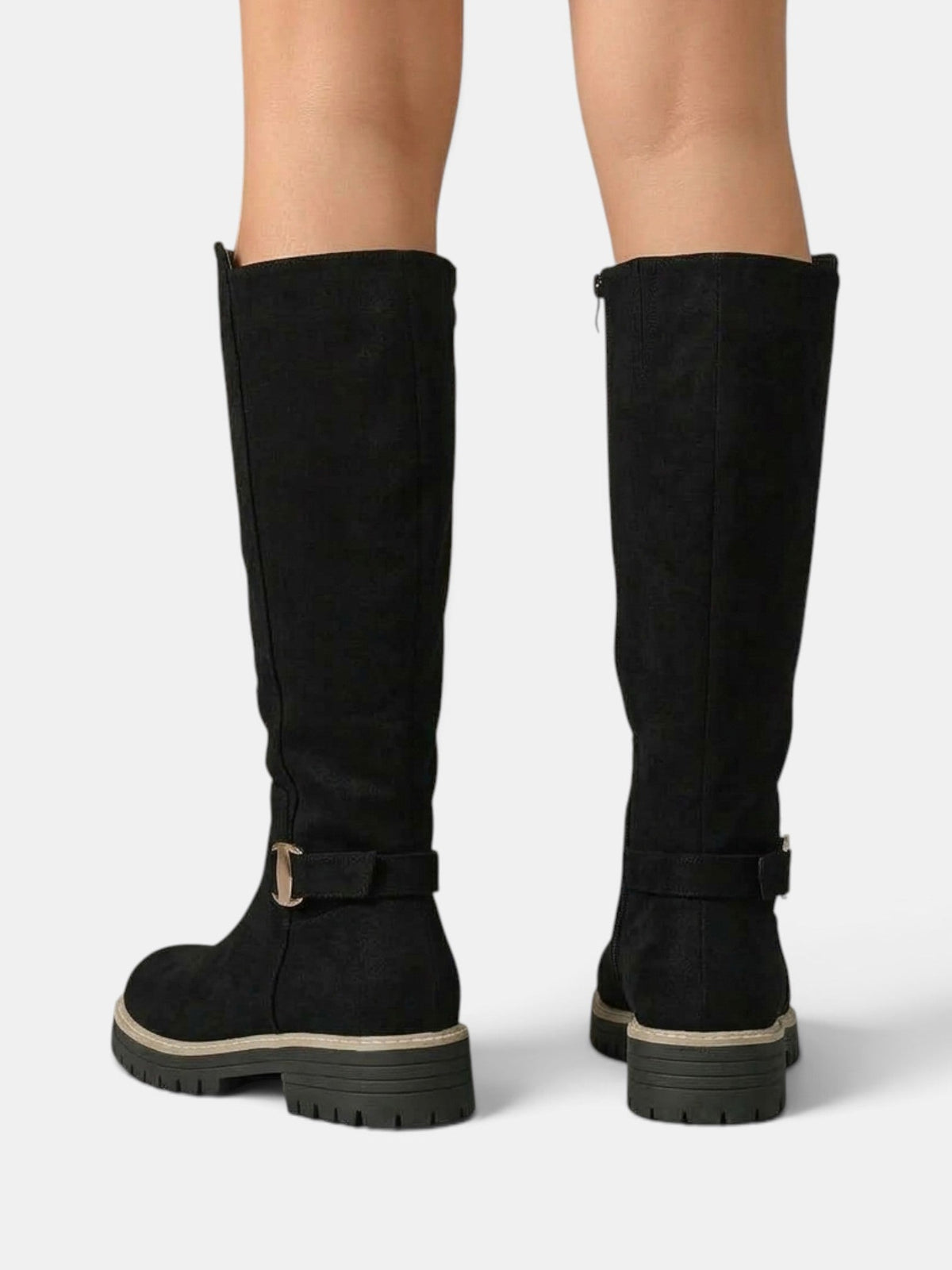 Botas Altas Mujer Tacón Ancho