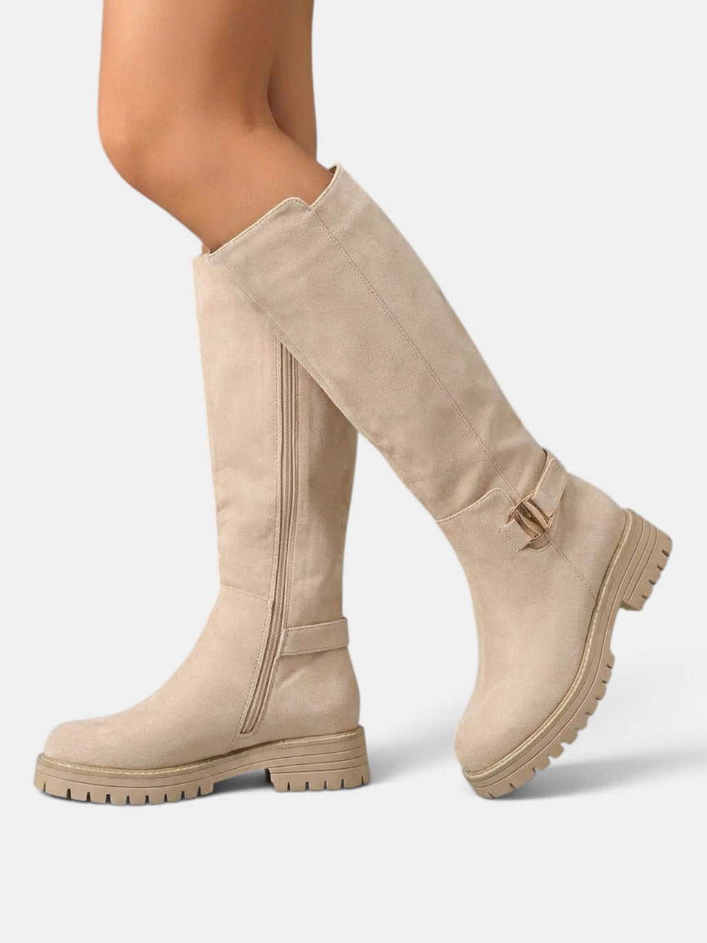 Botas Altas Mujer Tacón Ancho