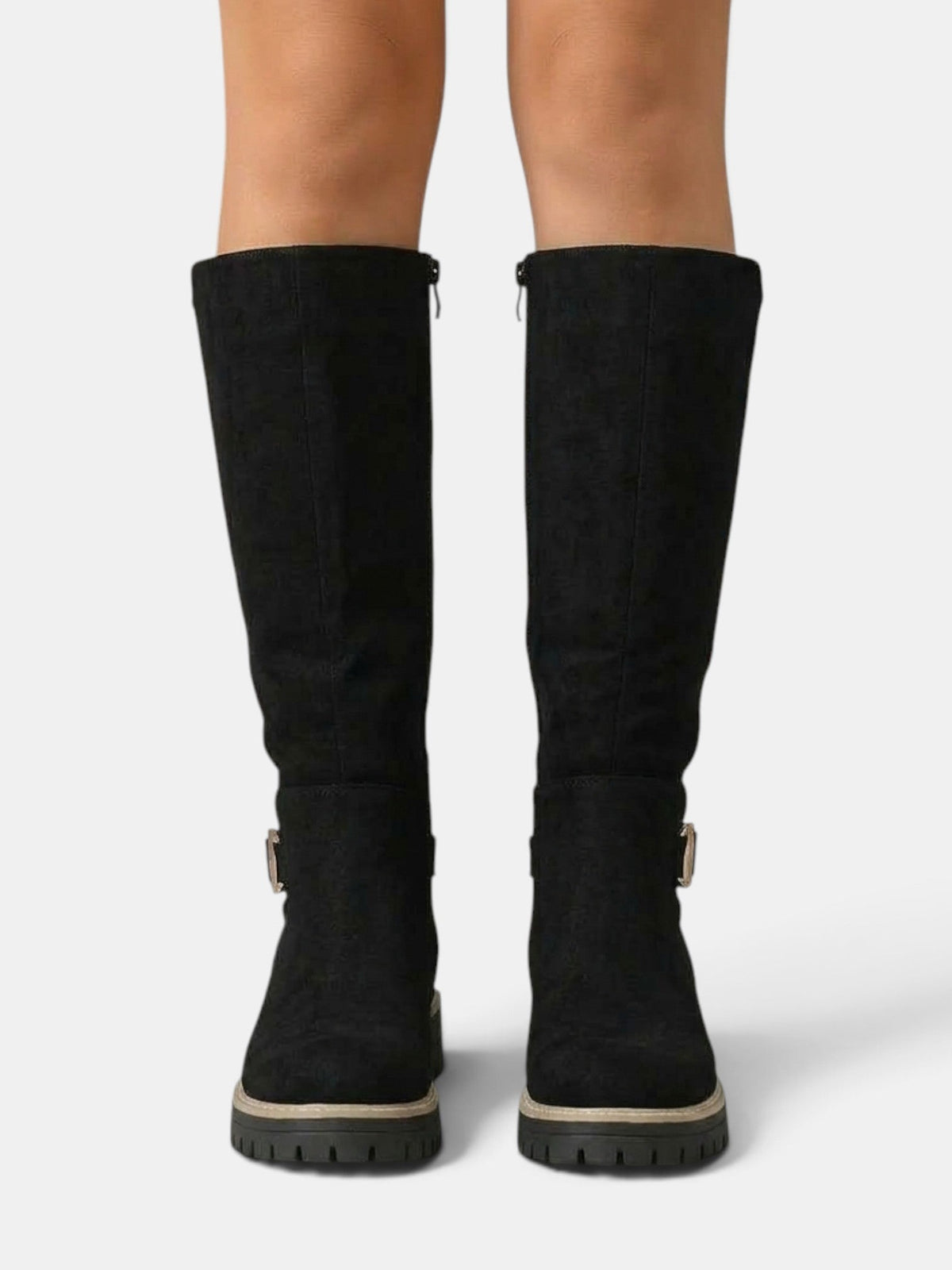 Botas Altas Mujer Tacón Ancho