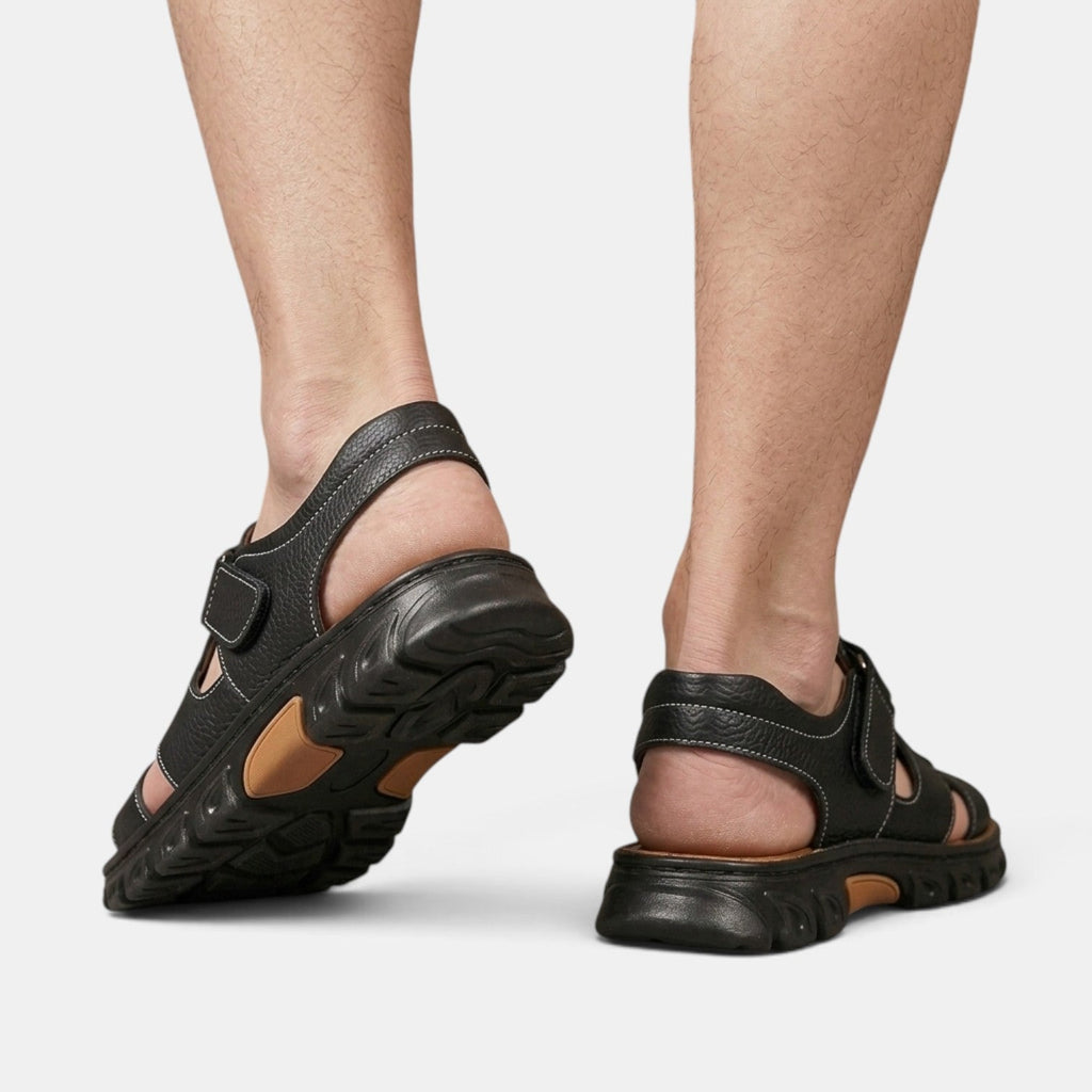 Sandalias Ortopédicas Hombre Piel