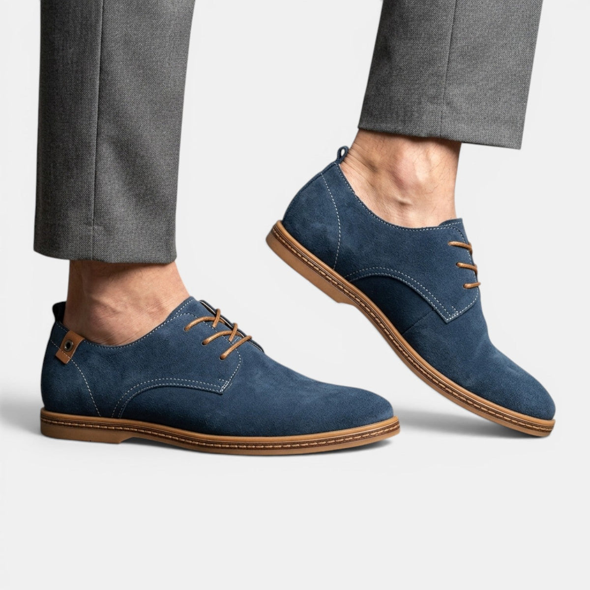 Zapatos Derby Ante Hombre