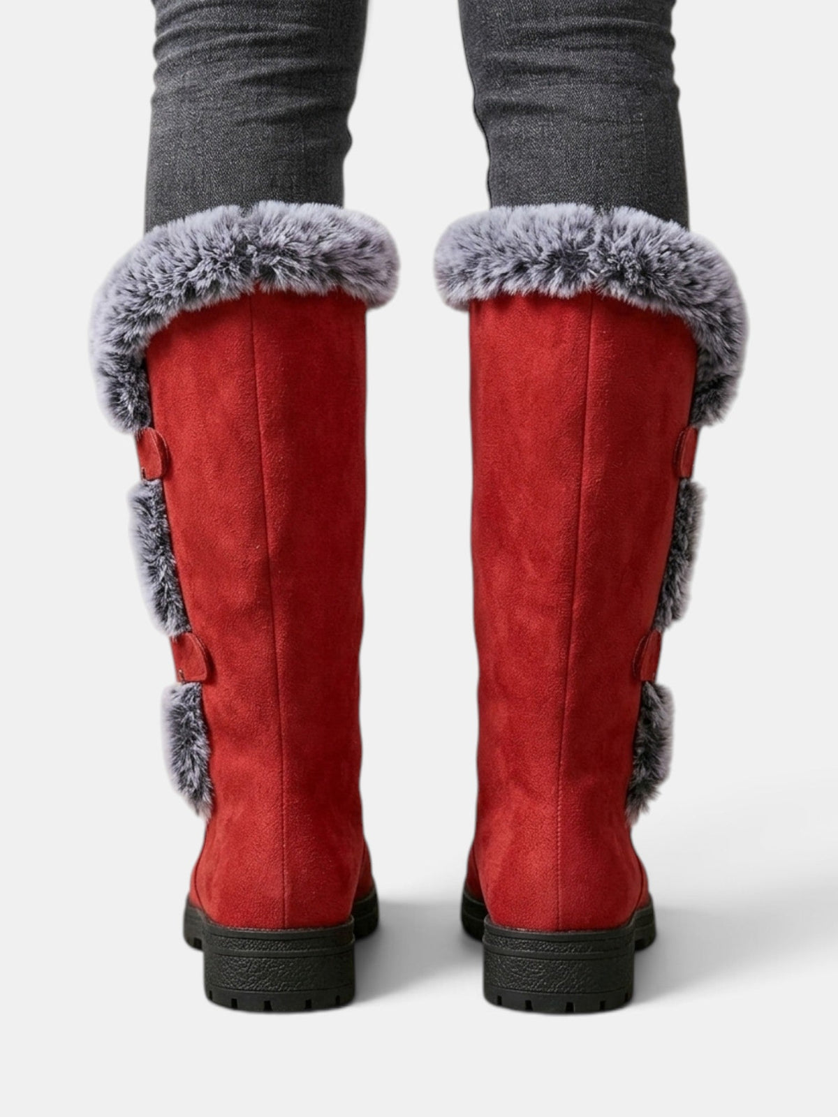 Botas Altas Mujer Invierno con Pelo