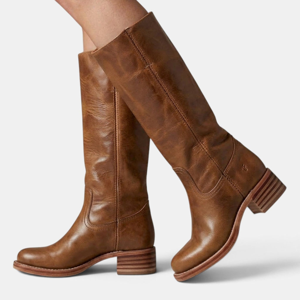 Botas Mujer Media Caña Tacón Ancho