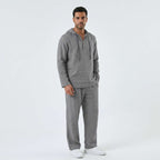 Conjunto Casual de Lino Premium: Sudadera y Pantalón