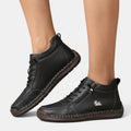 Botines Barefoot de Piel para Mujer con Cremallera Lateral