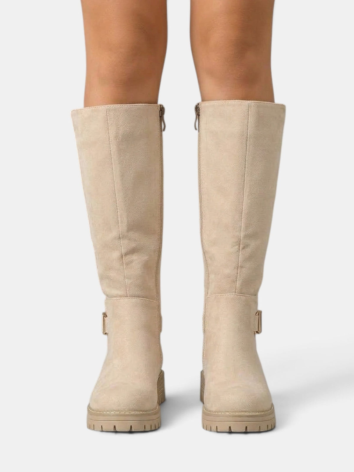 Botas Altas Mujer Tacón Ancho
