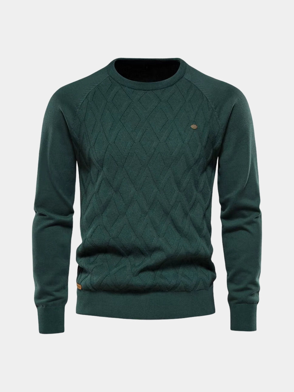 Suéter de Punto Minimalista - Cross & Crown
