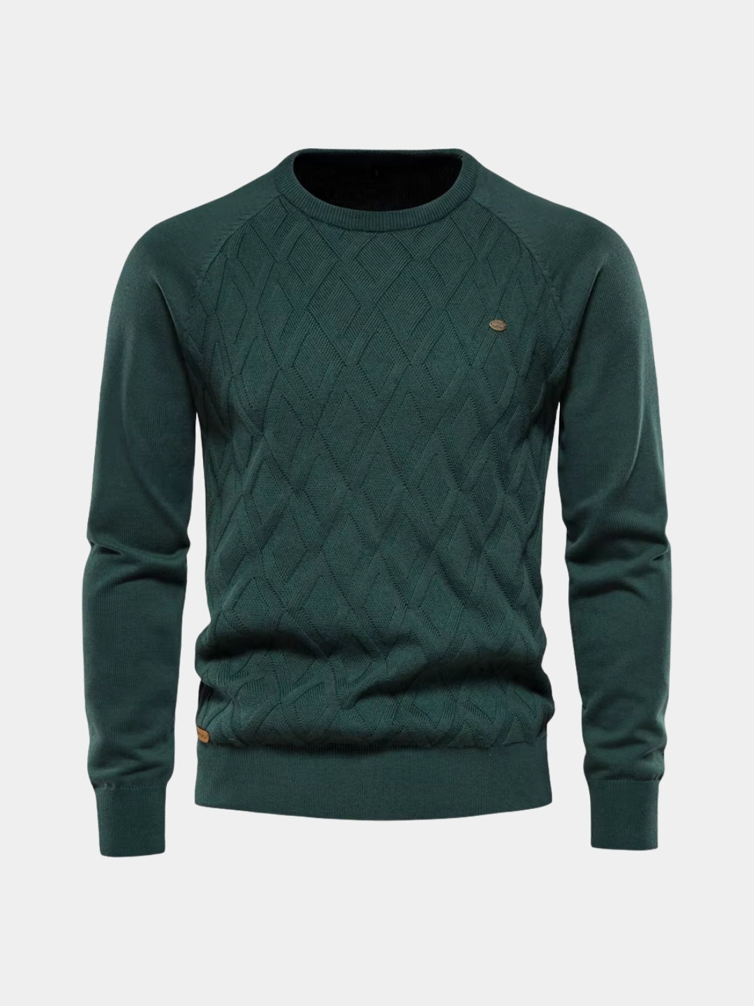 Suéter de Punto Minimalista - Cross & Crown