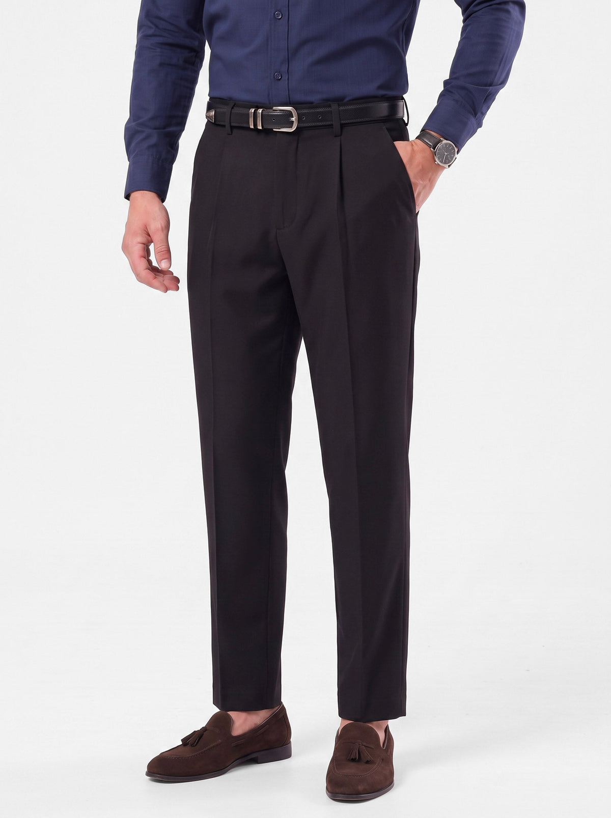 Pantalones Clásicos de Hollywood (Cinturón Incluido) - Cross & Crown
