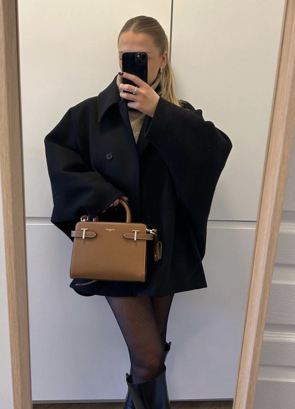 Abrigo Oversize de Lana Mujer