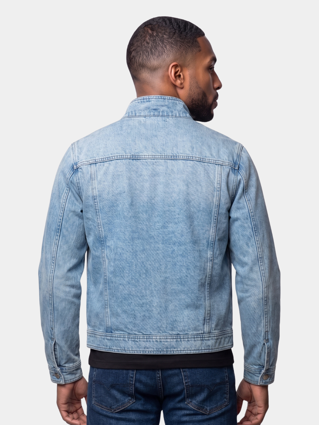 Chaqueta Valmont Vintage Wash Azul - Cross & Crown