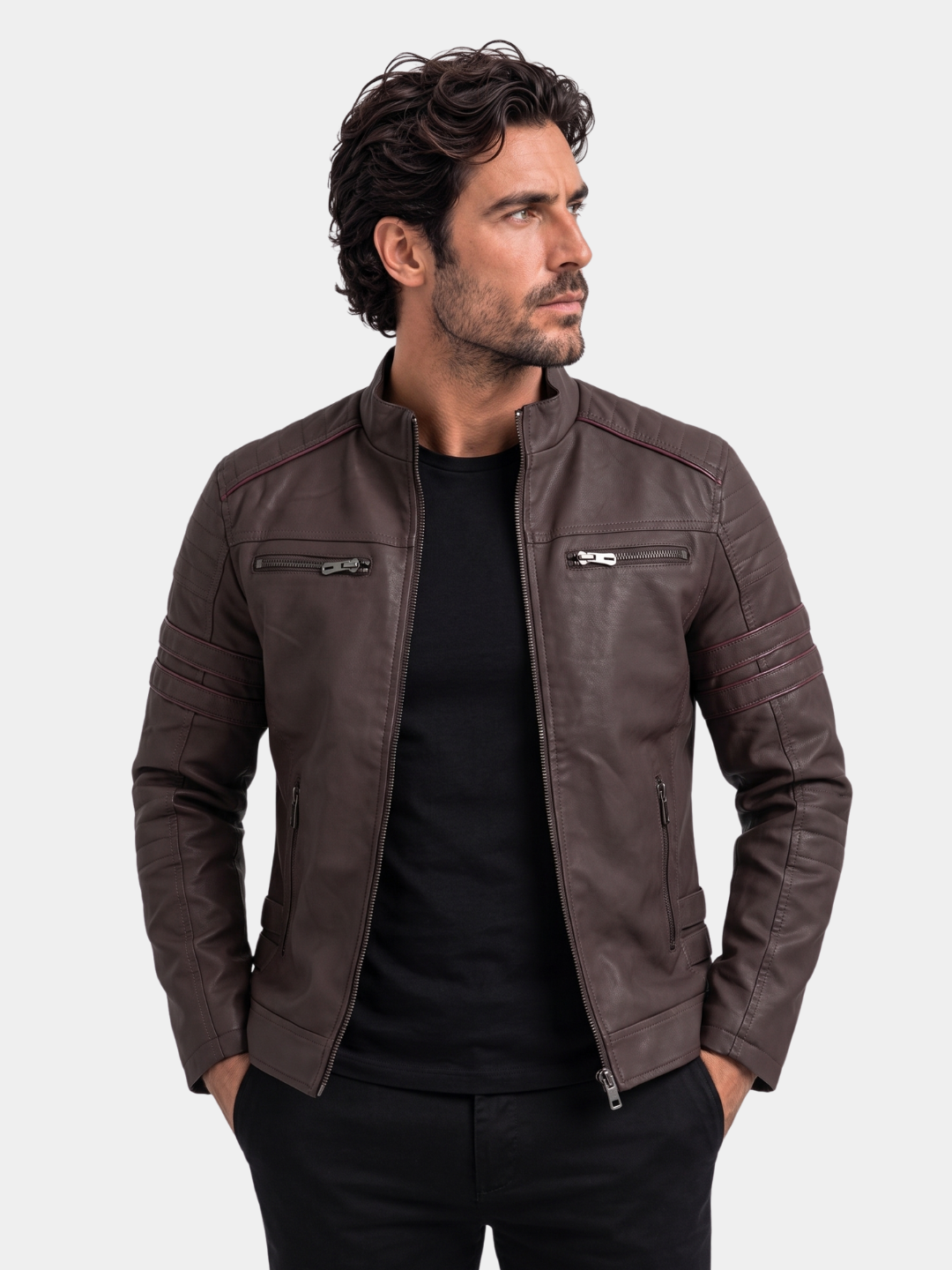 Chaqueta de Moto Acolchada Ignition – Cross & Crown