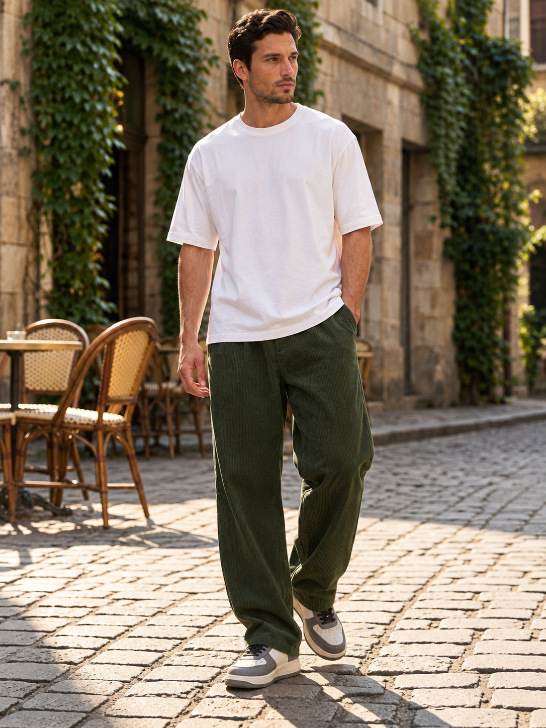 Pantalón Hombre de Pana Recto