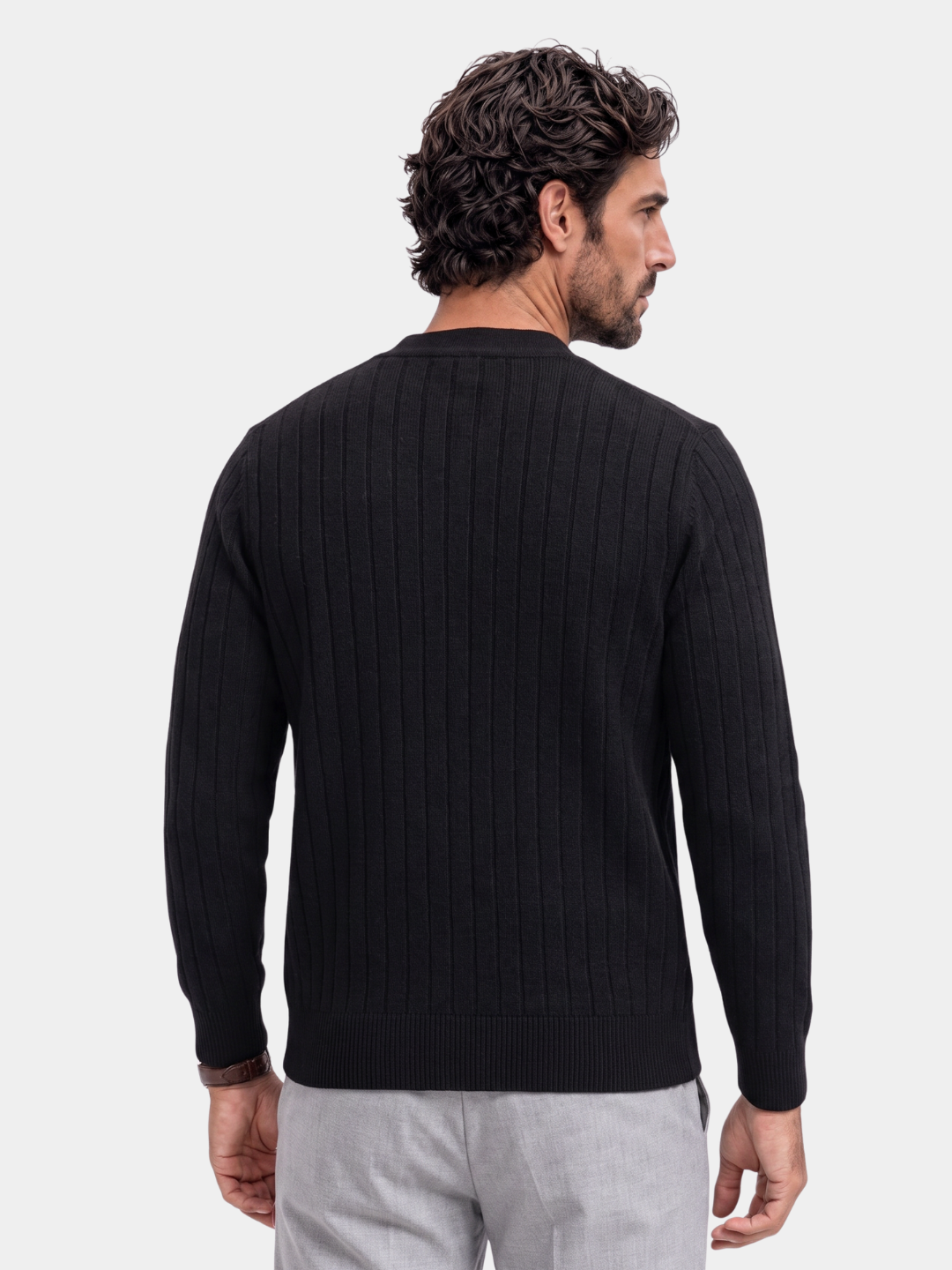 Cárdigan Casual de Punto - Cross & Crown
