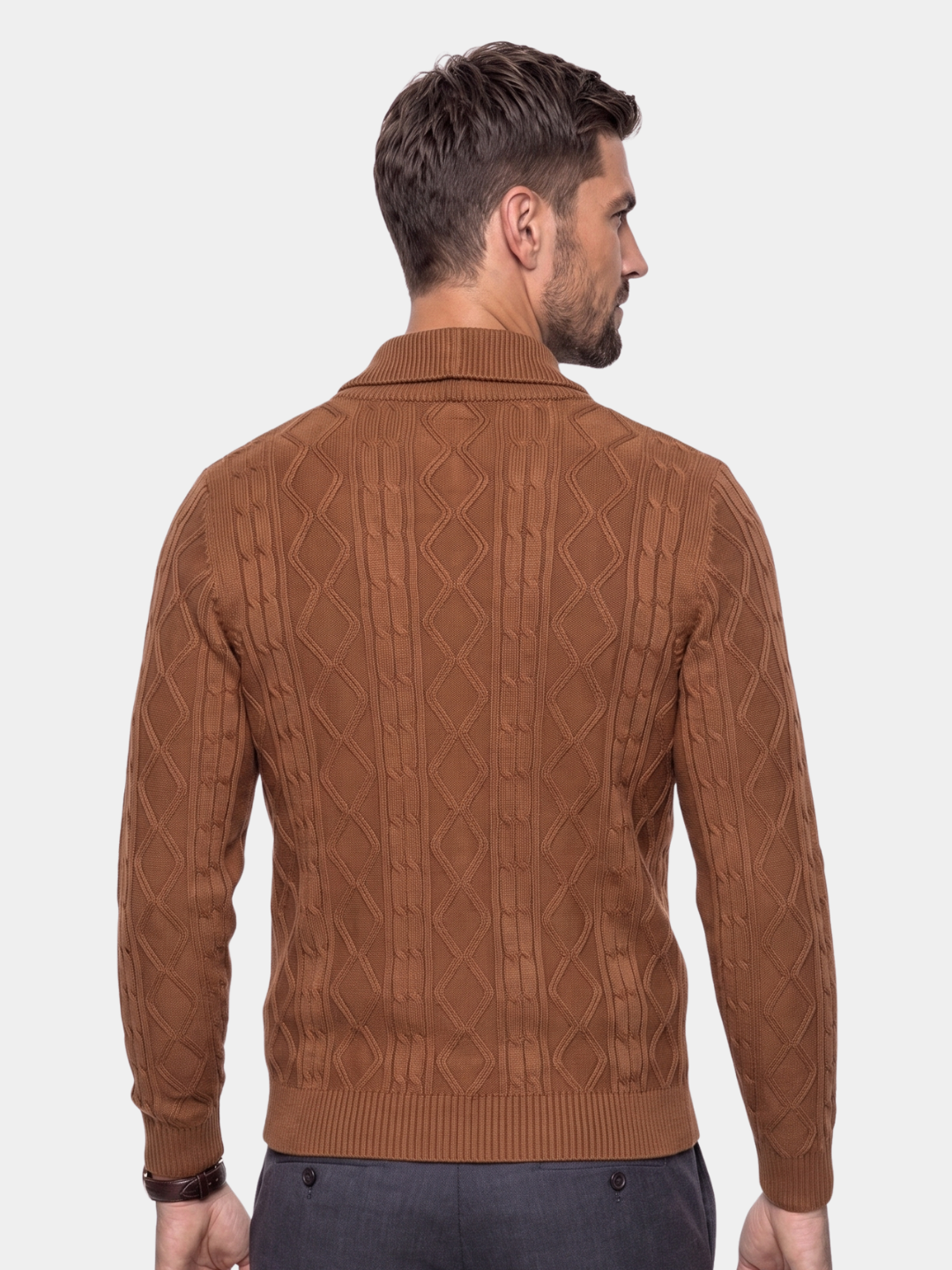 Cardigan Minimalista - Cross & Crown