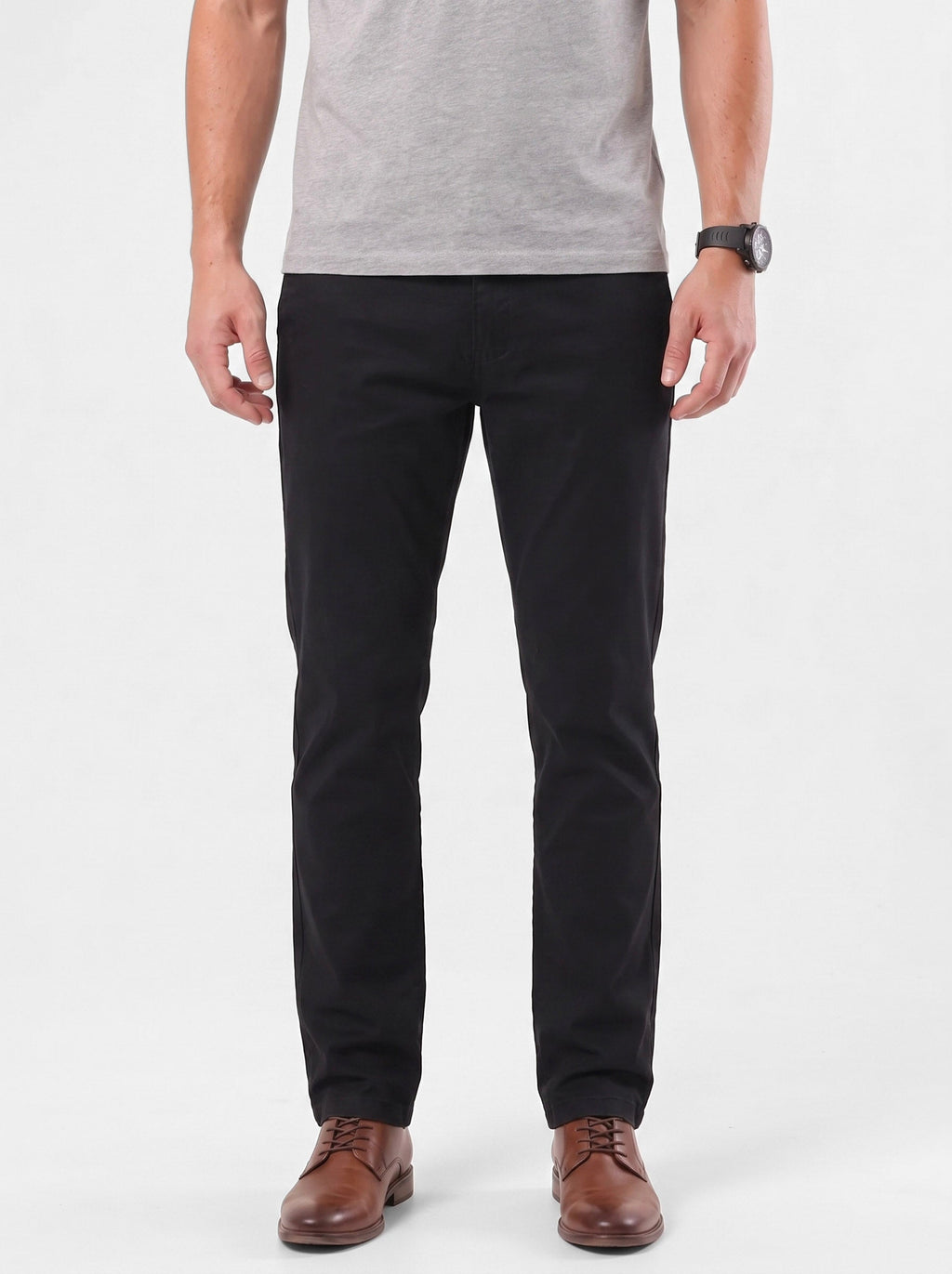 Pantalones Rectos Minimalistas - Cross & Crown