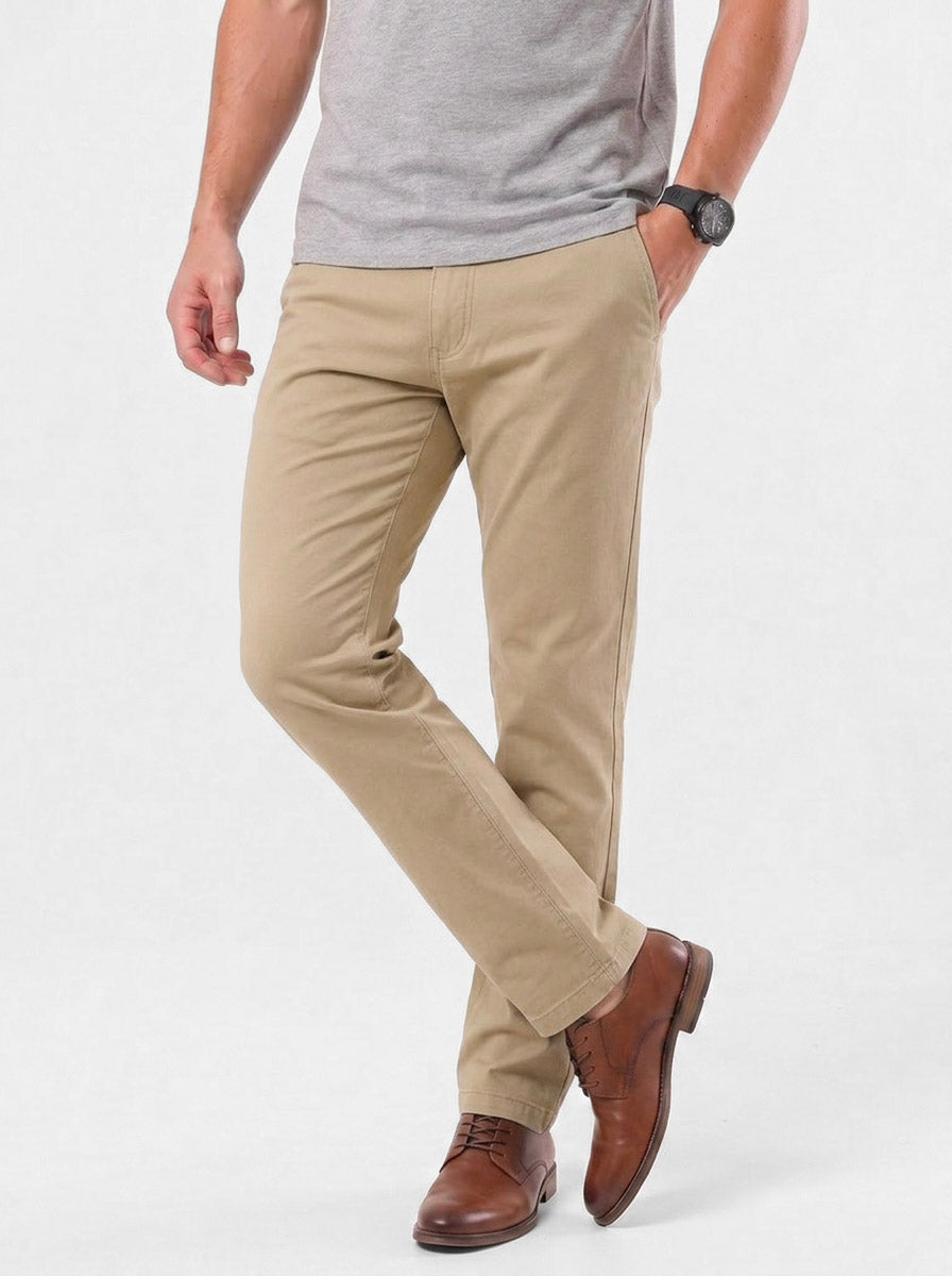 Pantalones Rectos Minimalistas - Cross & Crown