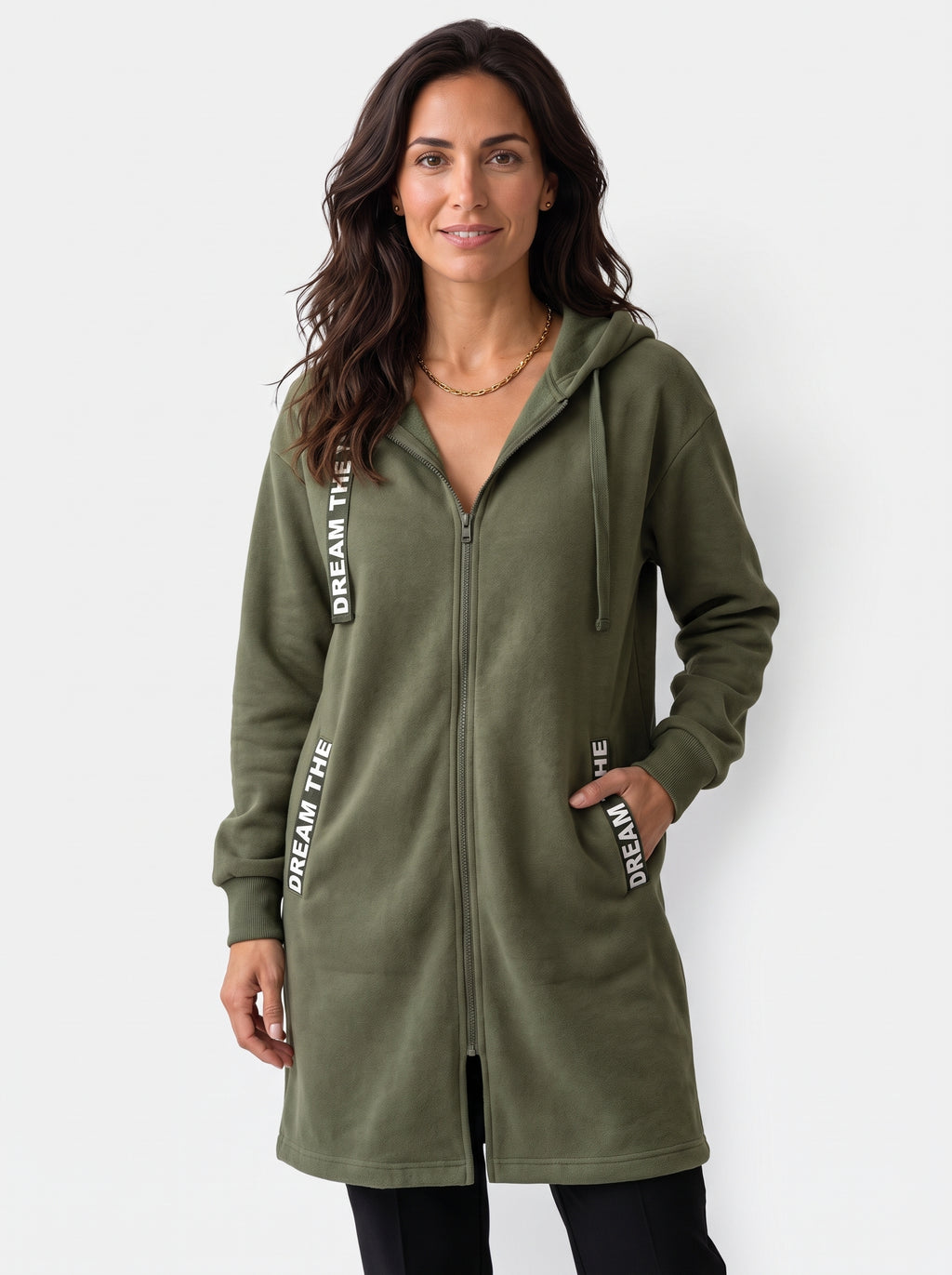 Abrigo Sudadera Oversize con Capucha