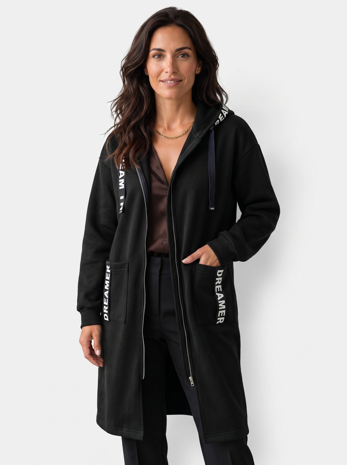 Abrigo Sudadera Oversize con Capucha