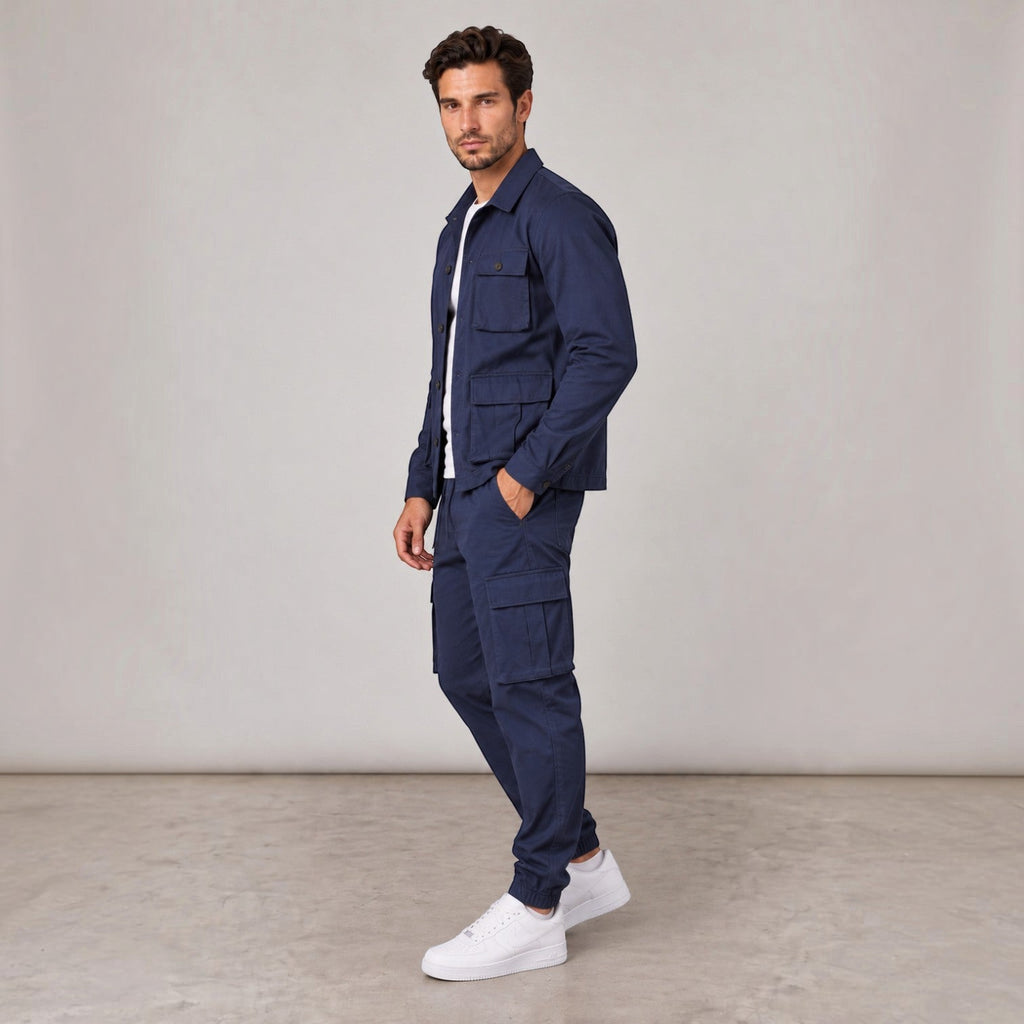 Conjunto Hombre Chaqueta Safari y Pantalón