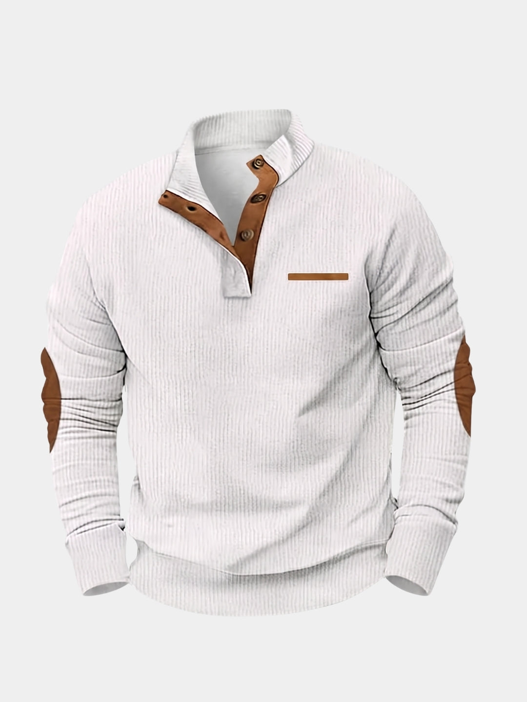 Monaco Casual Henley Pullover - Cross & Crown