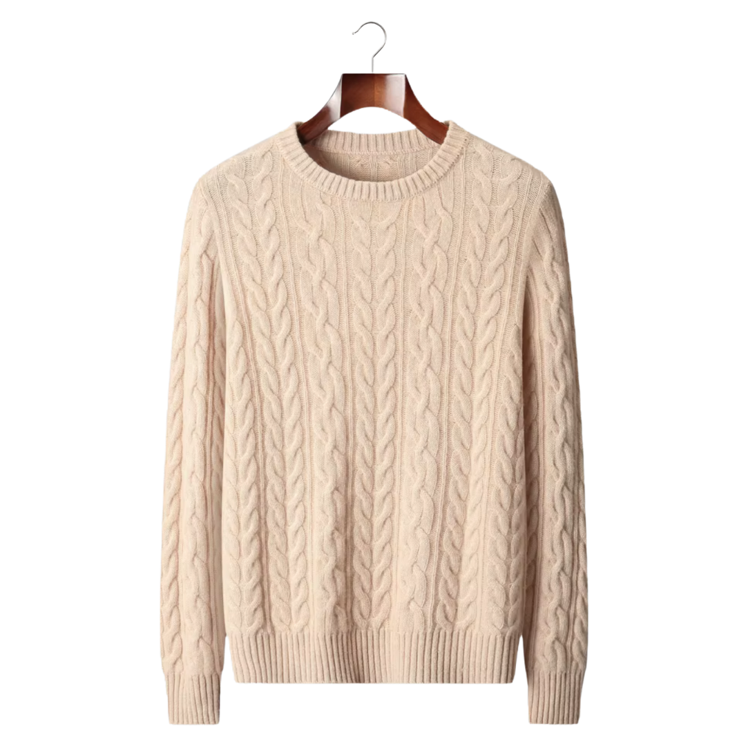 Jersey Hombre Cashmere Premium – 100% Cashmere Trenzado