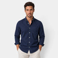Camisa Casual para Hombre Corte Relajado Manga Larga