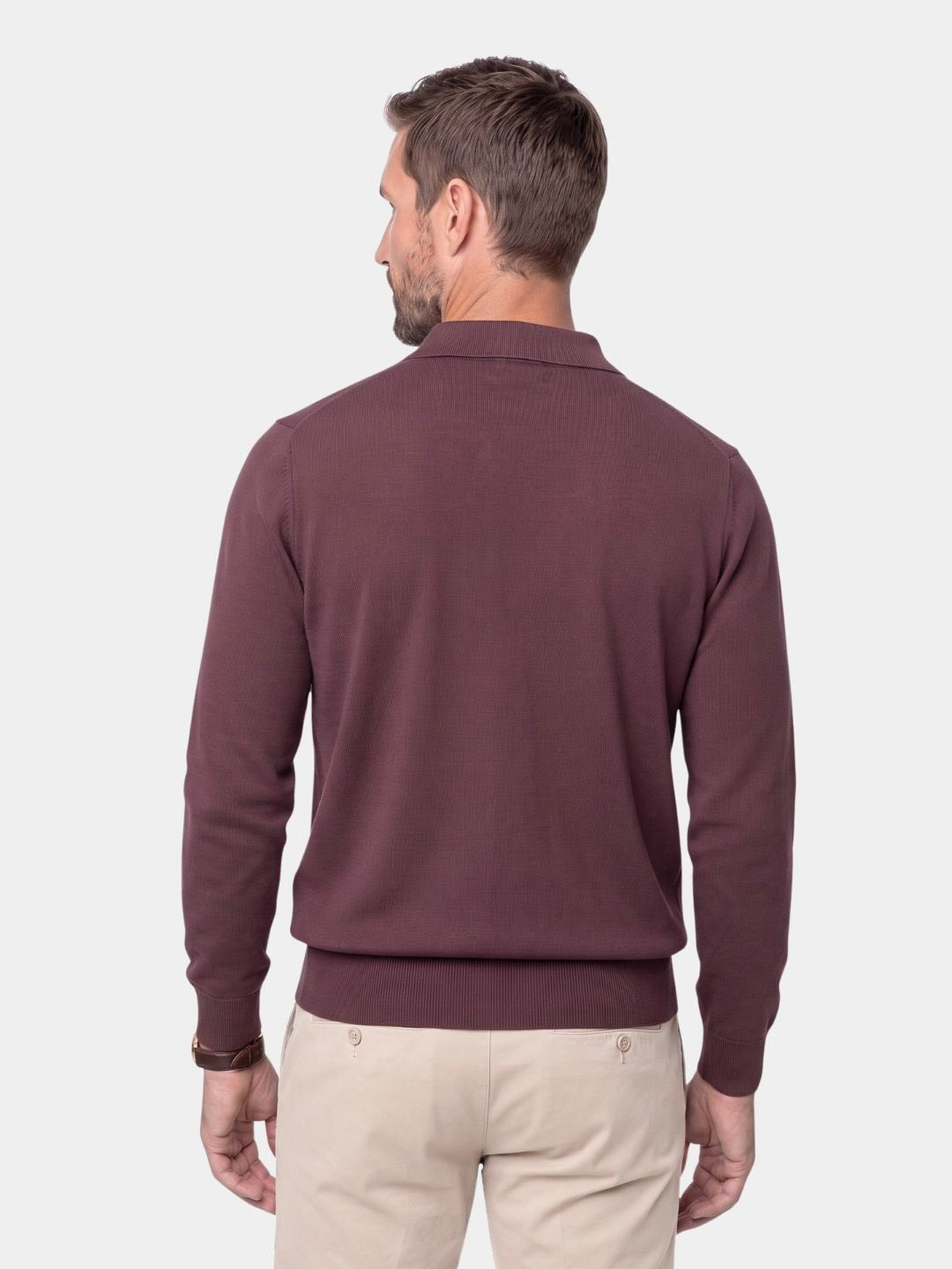 Suéter Polo de Punto Old Money - Cross & Crown