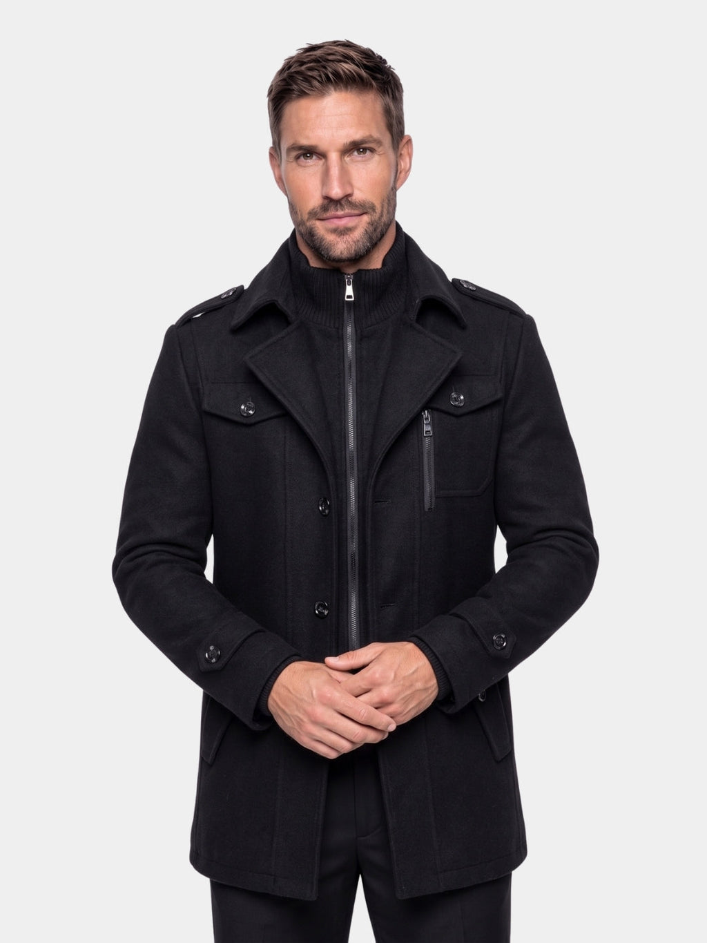 Abrigo de Invierno de Dos Piezas Old Money - Cross & Crown