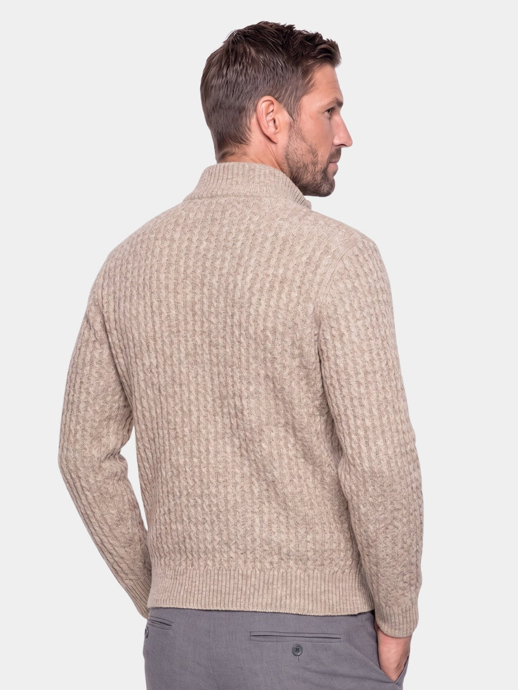 Suéter de Cachemira Luxe Oldford – Cross & Crown