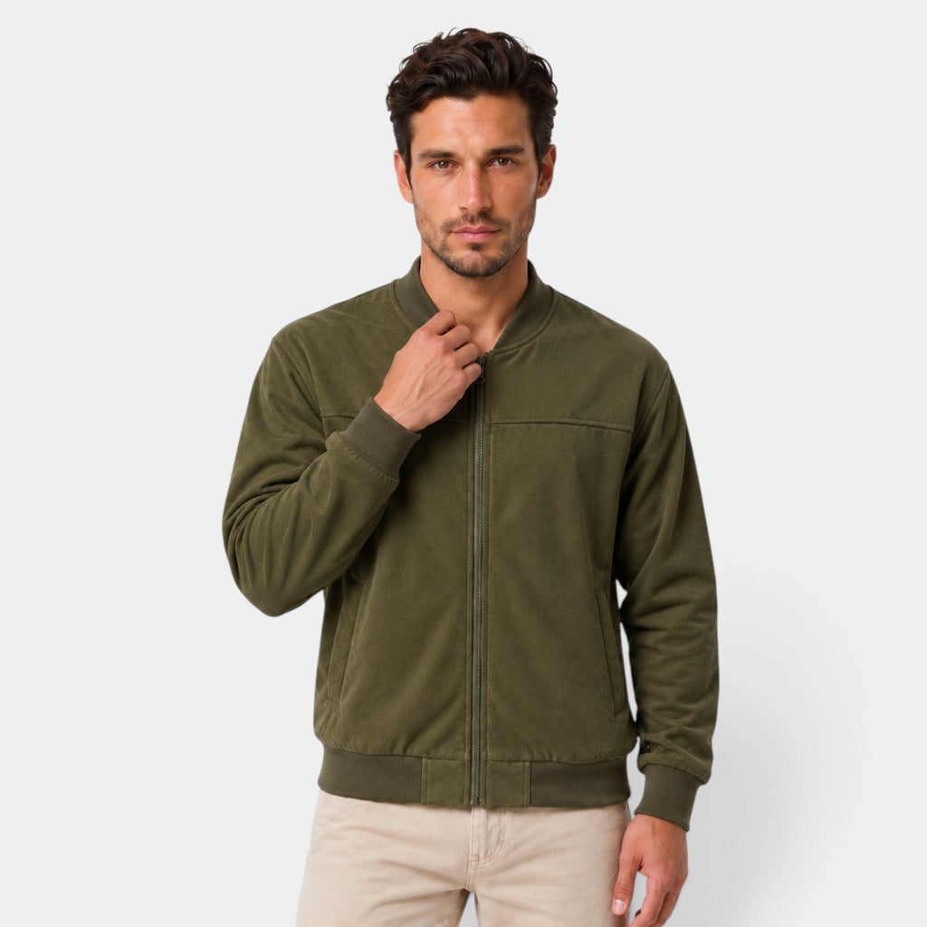 Cazadora Bomber para Hombre Cremallera Completa