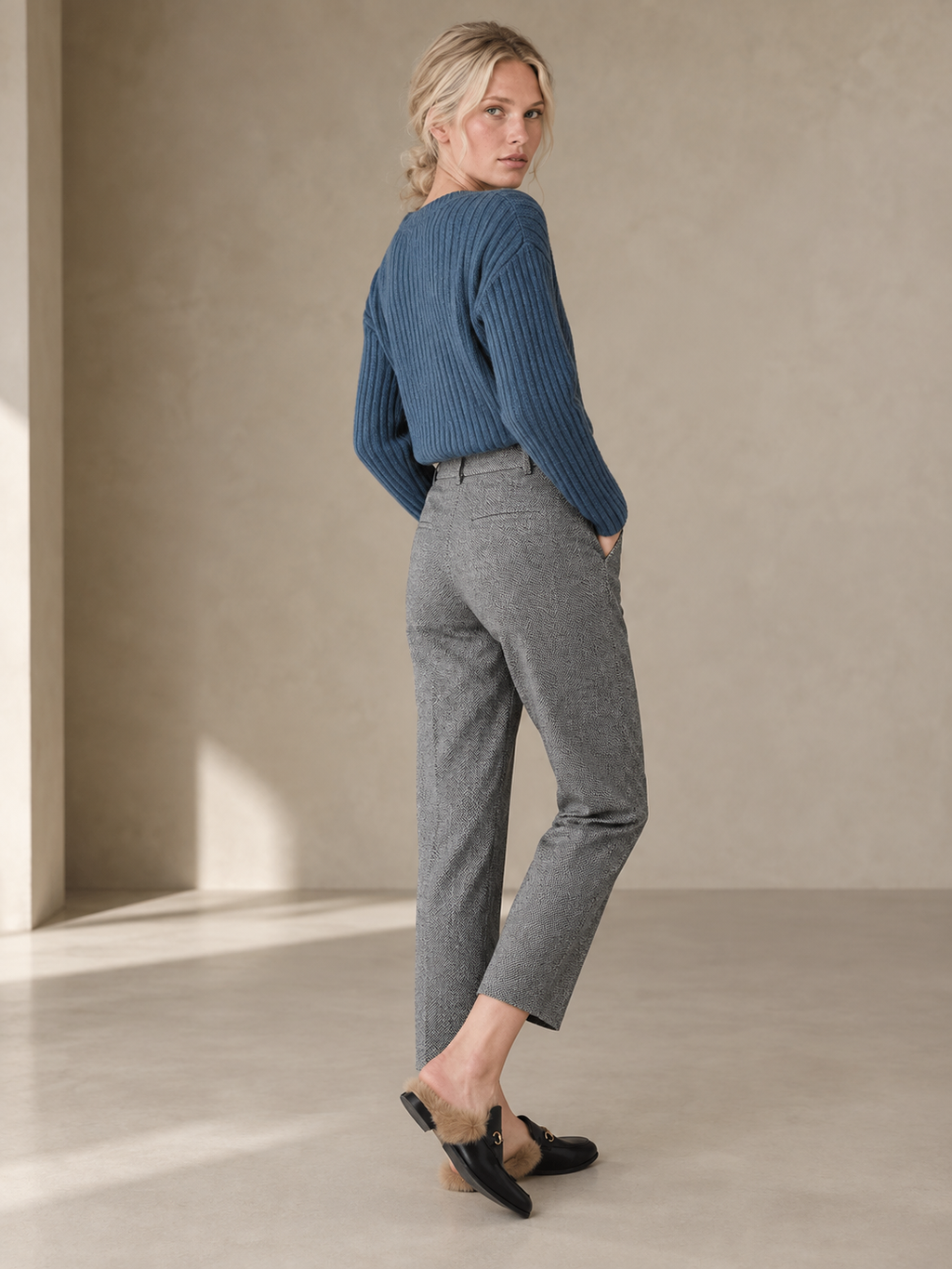 Pantalón Mujer Clásico de Lana