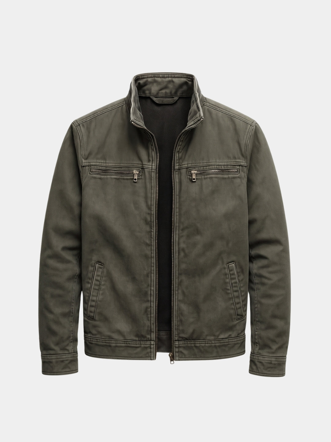 Chaqueta de Campo Vintage Oliva Valmont - Cross & Crown