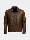 Chaqueta de Cuero Regent Estate - Cross & Crown