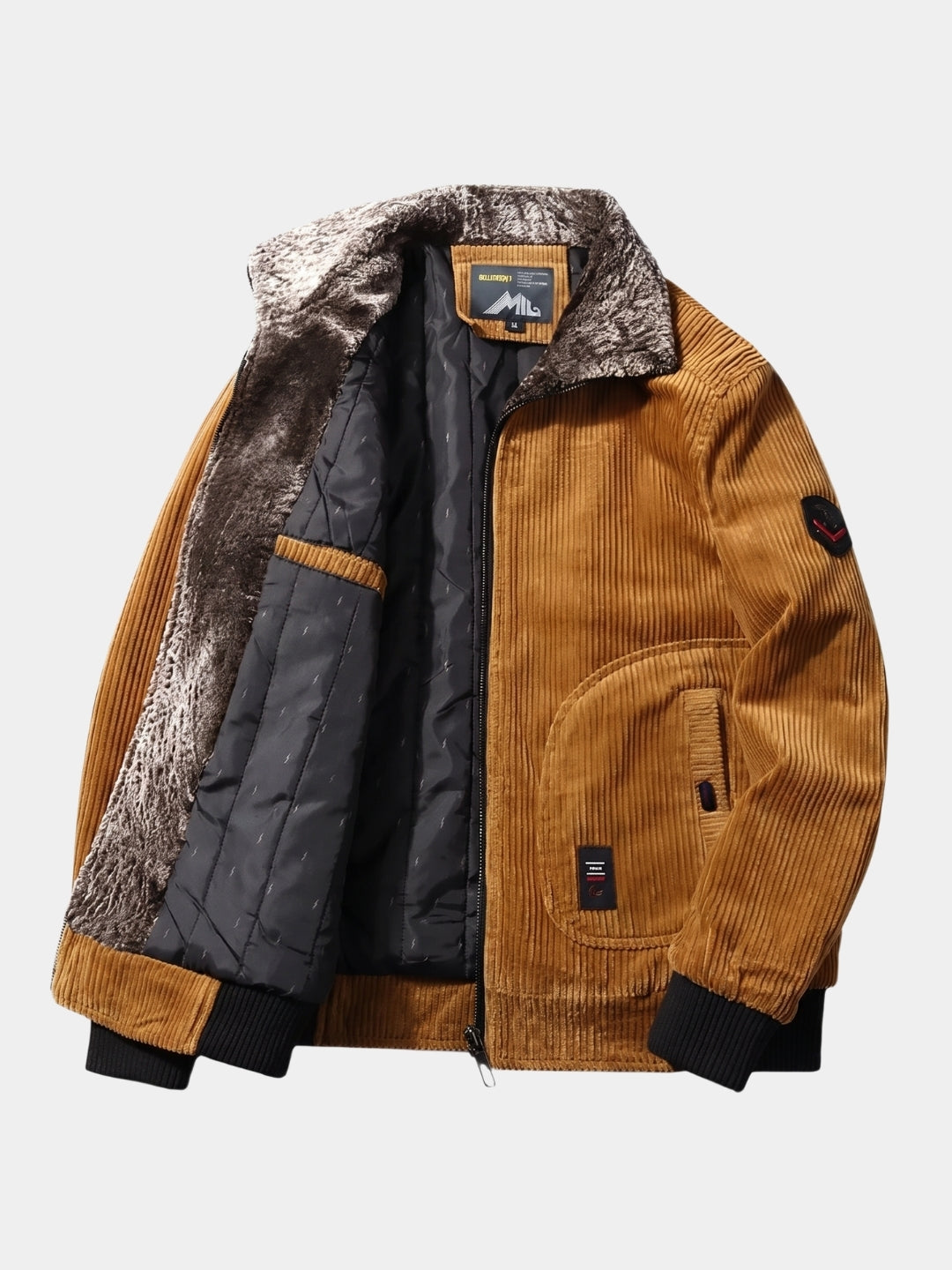 Chaqueta Térmica de Pana - Cross & Crown