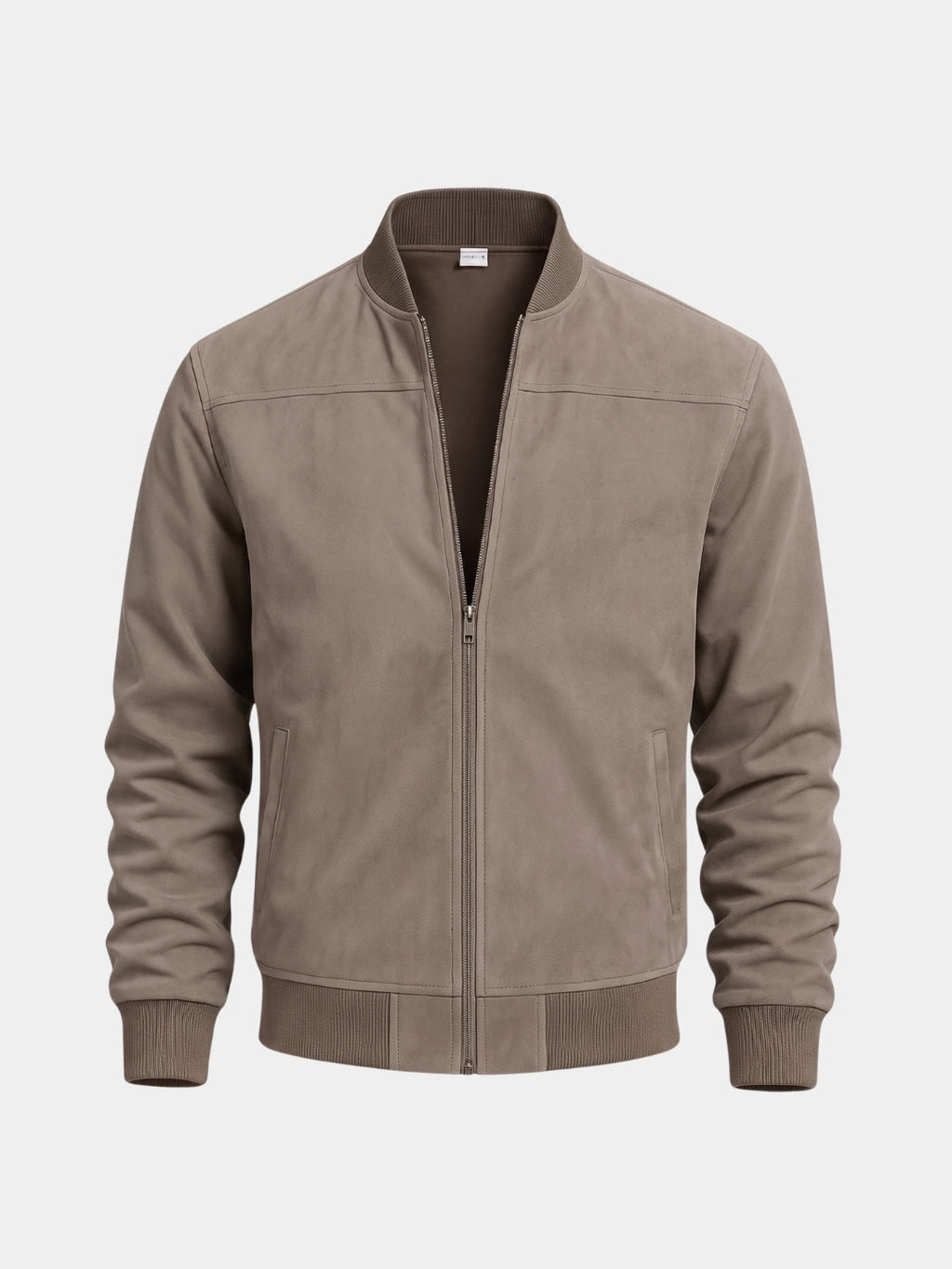 Chaqueta Bomber de Suede Ashwood – Cross & Crown