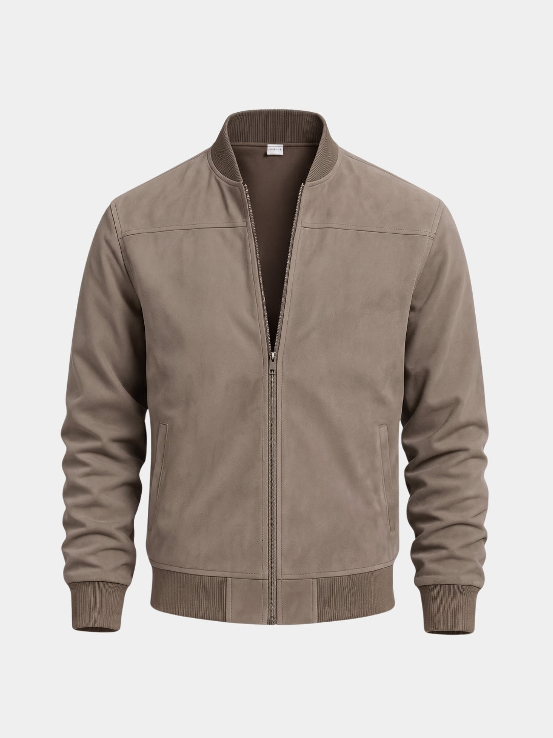 Chaqueta Bomber de Suede Ashwood – Cross & Crown