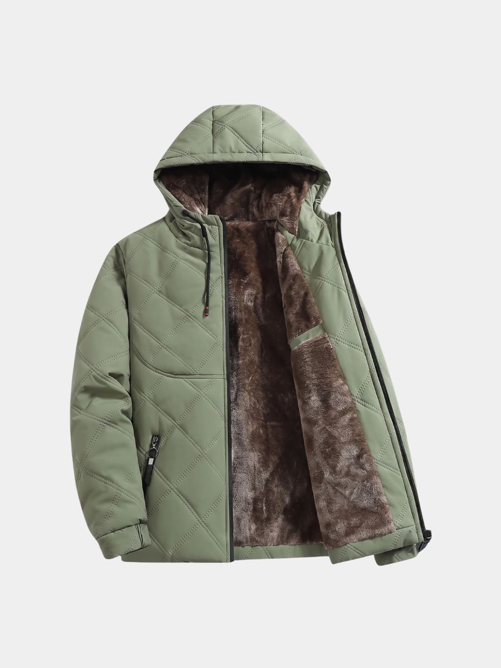 Chaqueta con Cremallera Slate Cavalier - Cross & Crown