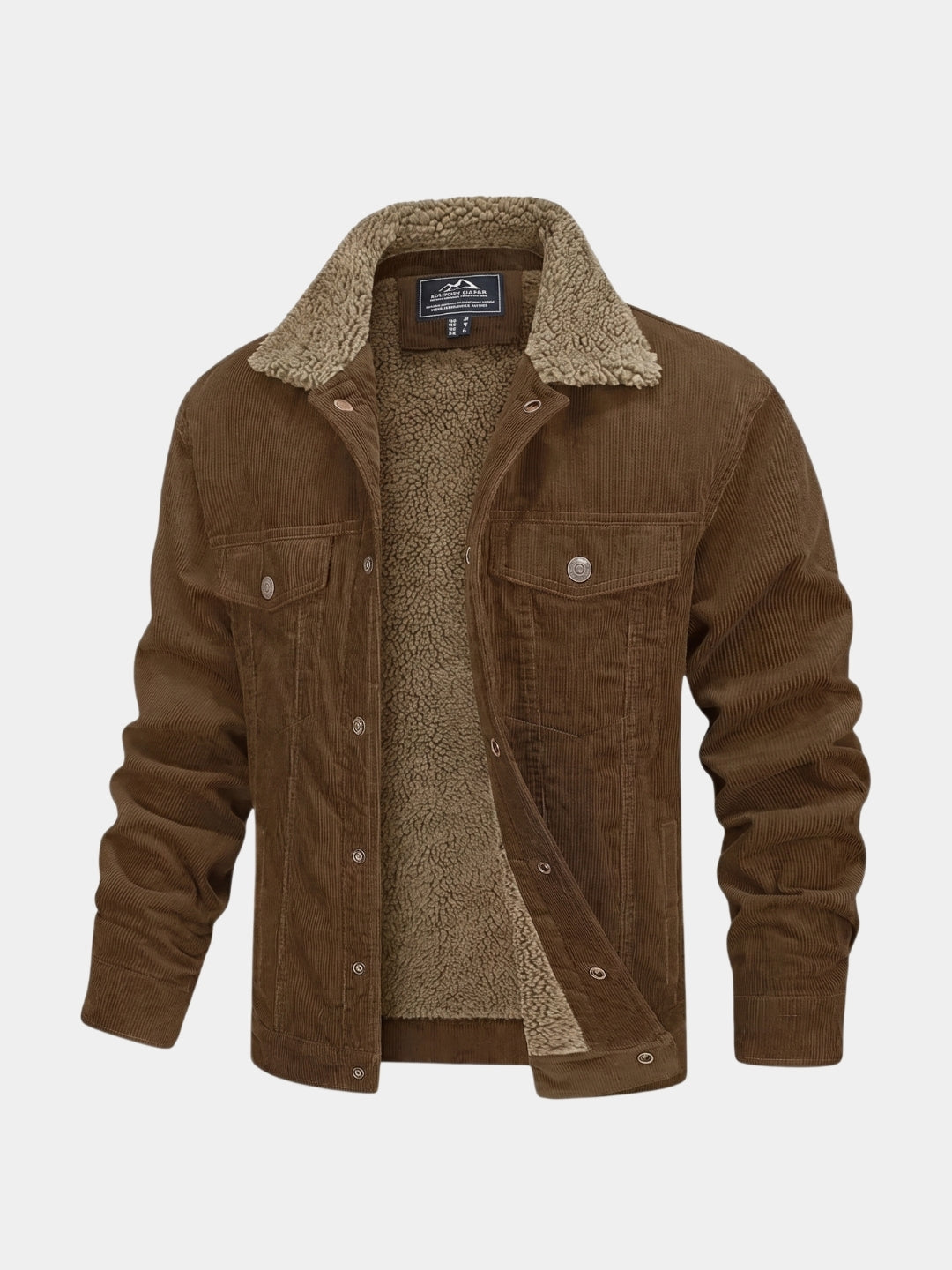 Chaqueta Sherpa de Corduroy Heritage - Cross & Crown