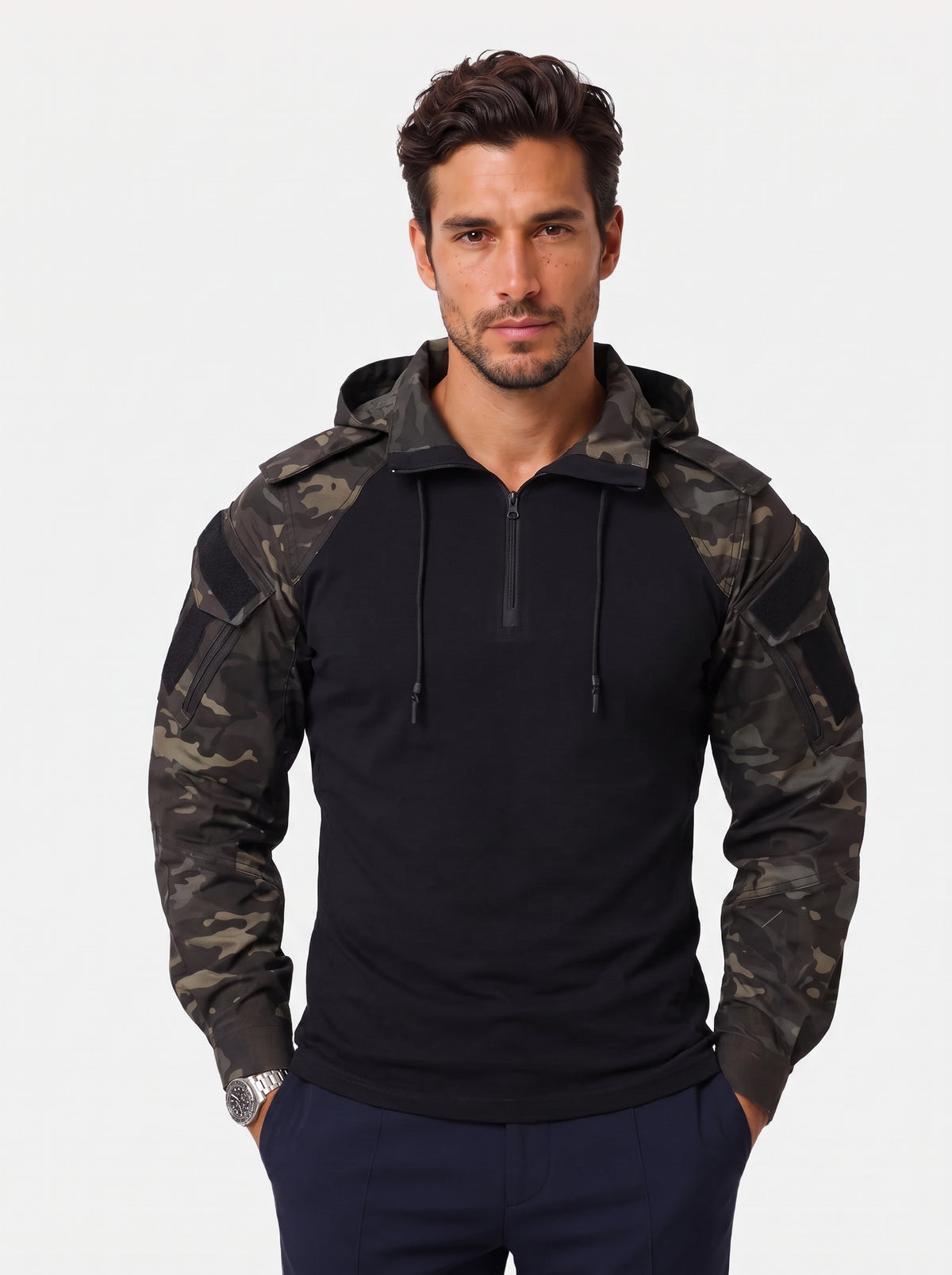 Sudadera Táctica Militar con Capucha