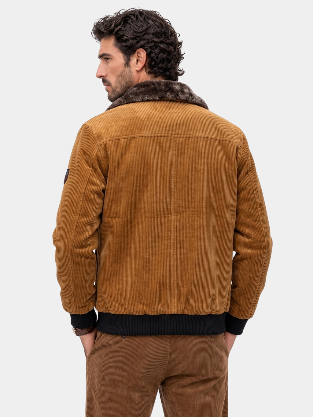 Chaqueta Térmica de Pana - Cross & Crown