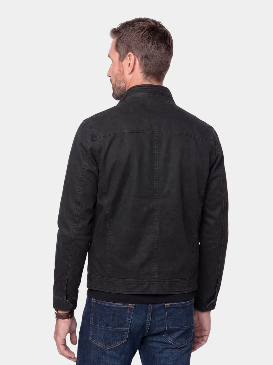 Chaqueta de Campo Negra Vintage Valmont - Cross & Crown
