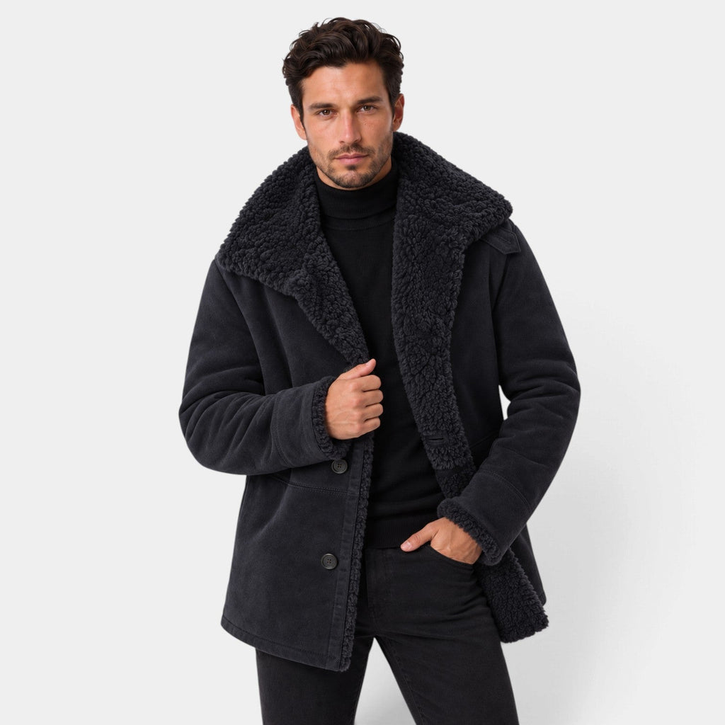 Parka de Invierno Cálida para Hombre con Forro Grueso