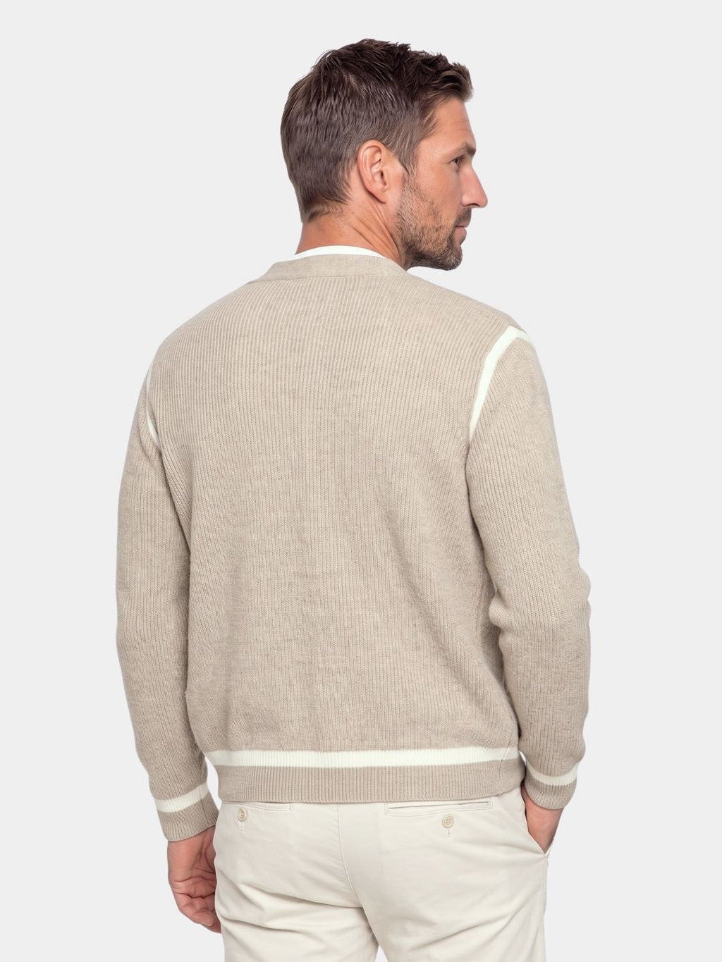 Cárdigan Suave Casual de Punto - Cross & Crown